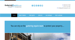 Desktop Screenshot of gutteringrepairs.com