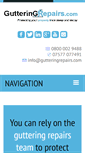 Mobile Screenshot of gutteringrepairs.com