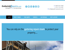 Tablet Screenshot of gutteringrepairs.com